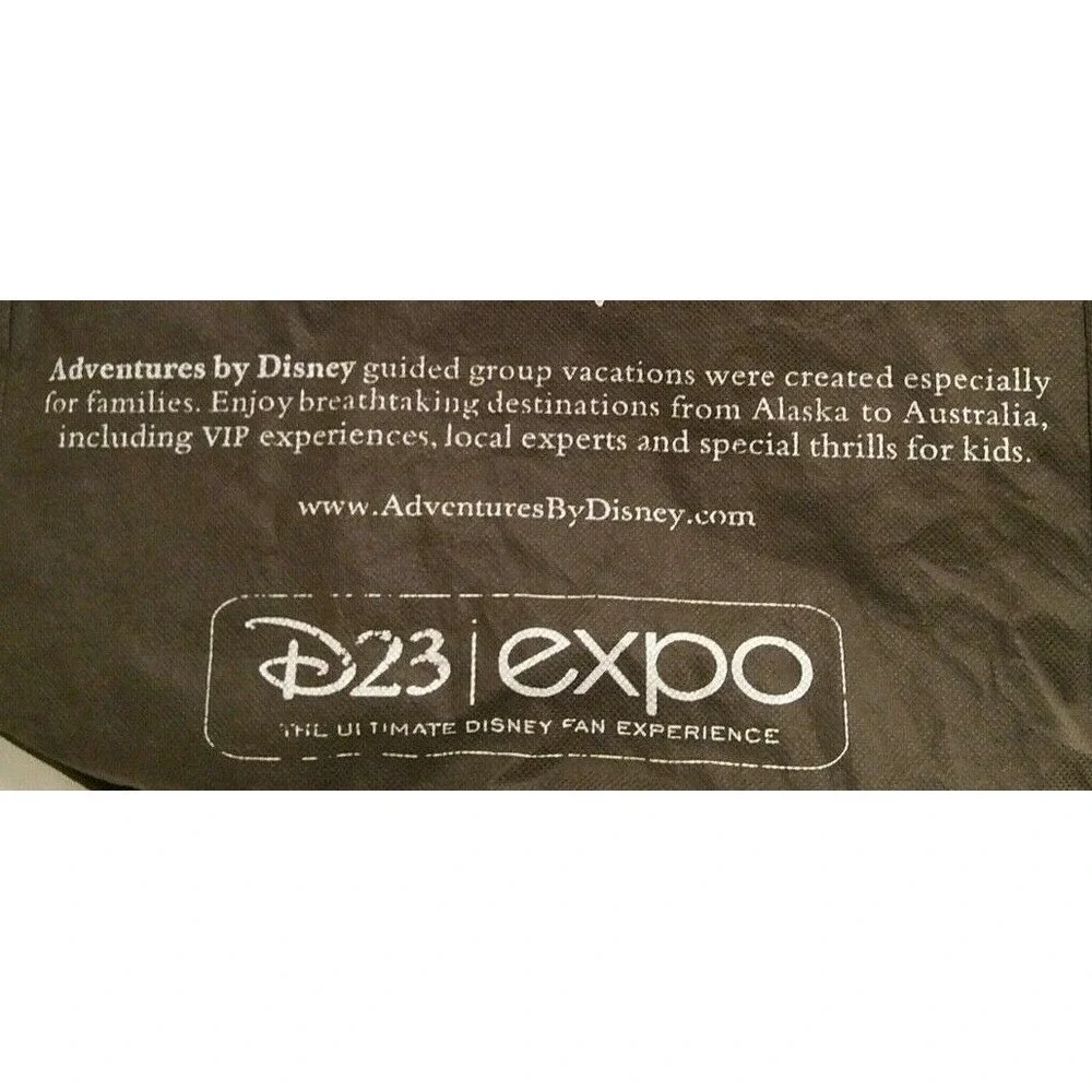 Disney D23 Expo tote bag Gift‎ First ever 2009 NEW Adventures by Disney Brown